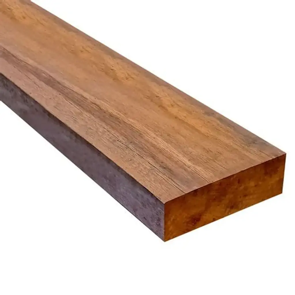  2- BOIS - PROFILE écharpe - MERANTI ROUGE - 50 x 70 x 1500